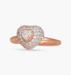 The Puffed Heart Ring